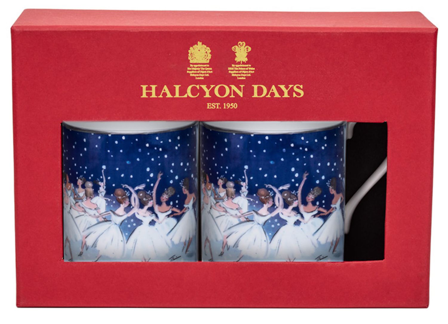 Halcyon Days TR Waltz of the Snowflakes Mug Set of 2, MPN: BCWOS10MSP