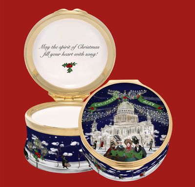 Halcyon Days 2024 Annual TR Christmas Enamel Box, MPN: ENCH240101G