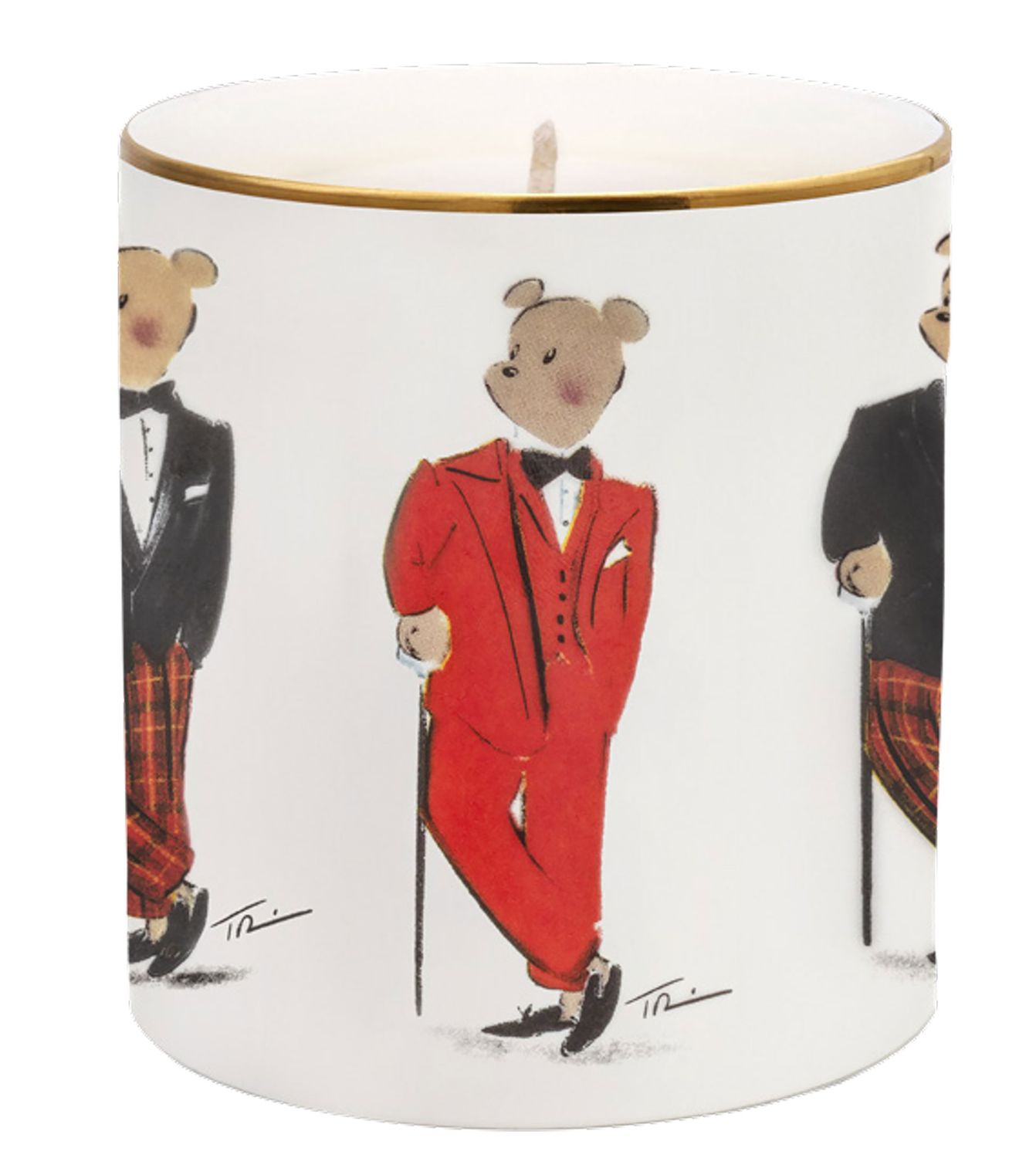 Halcyon Days TR Hal the Bear Mixed Sandalwood &amp; Vetiver Unlidded Candle, MPN: BCHAC01CAG