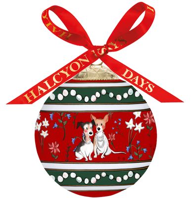Halcyon Days TR Girls in Pearls 3 Inch Bauble Ornament, MPN: BCTGP06XBN