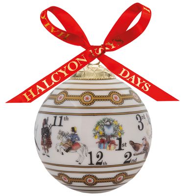 Halcyon Days The Twelve Days of Christmas Bauble Ornament, MPN: BCTDC01XBN