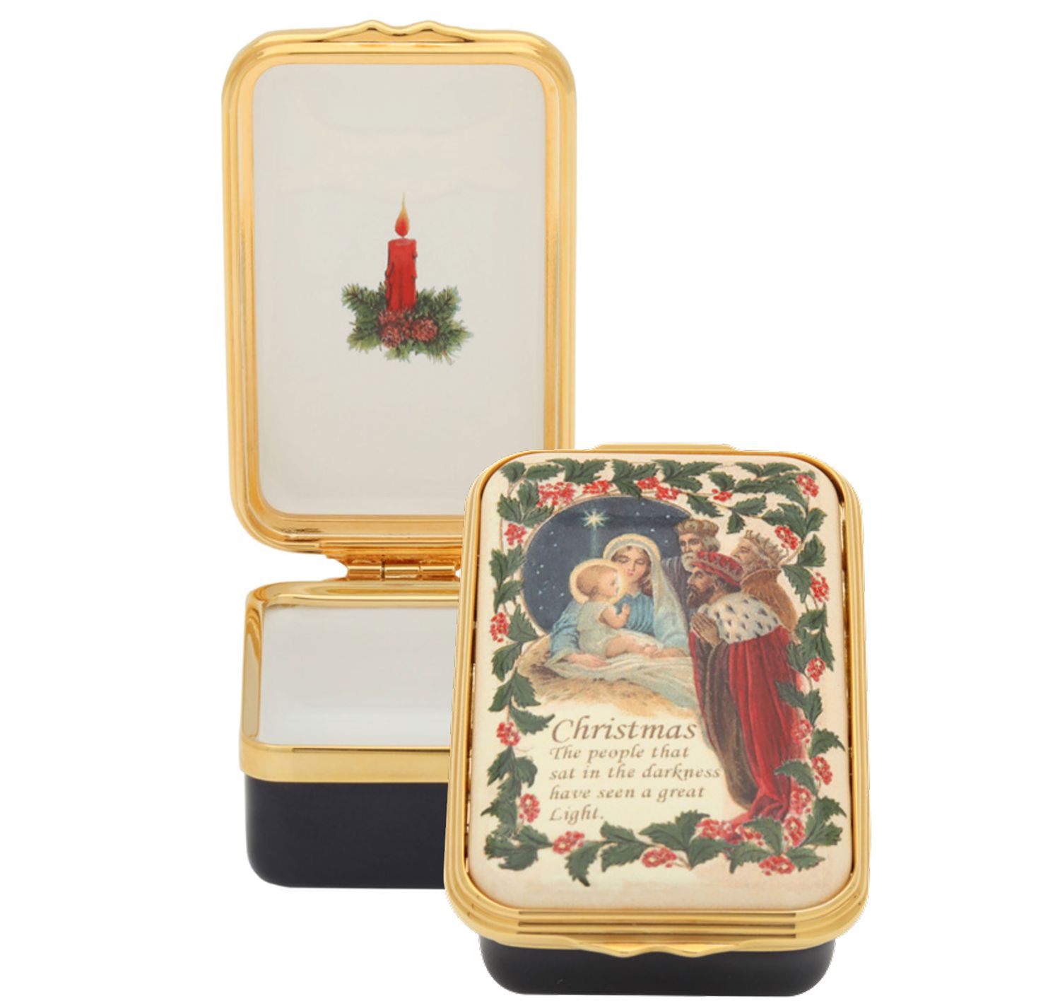 Halcyon Days We Three Kings Enamel Box, MPN: ENWTK1123G