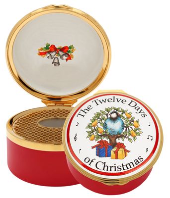 Halcyon Days The Twelve Days of Christmas Musical Enamel Box , MPN: ENTDC0633G