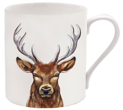 Halcyon Days Woodland Wildlife Stag Mug Box of 6, MPN: BCWST01MMN