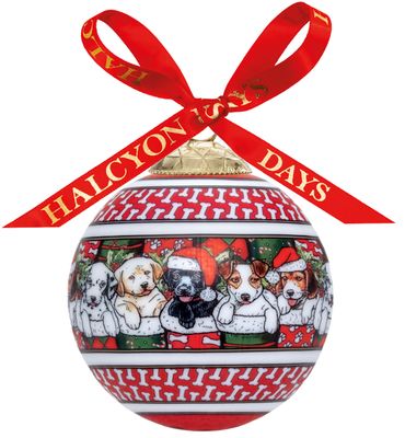 Halcyon Days Have a Paws-itively 3 Inch Bauble Ornament, MPN: BCHAP06XBN