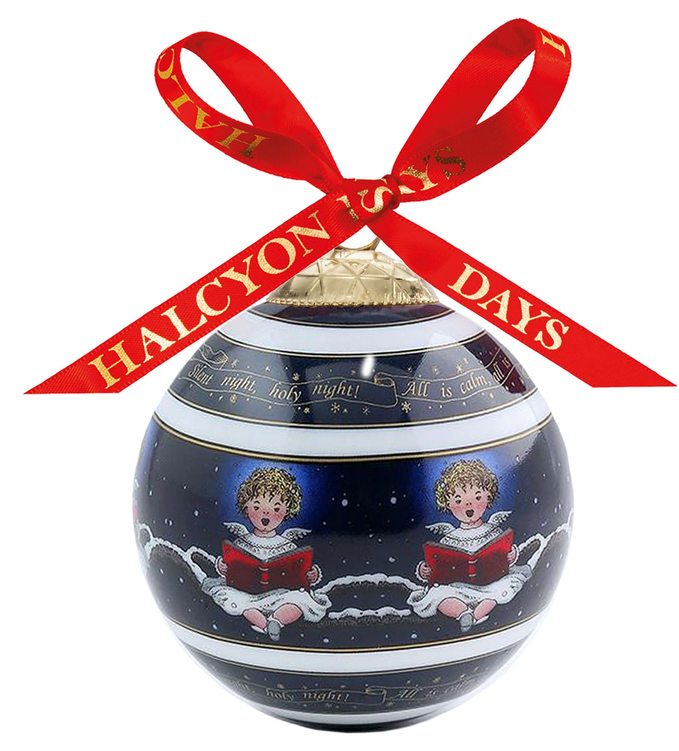 Halcyon Days Cherub Bauble Ornament, MPN: BCSCH11XBN