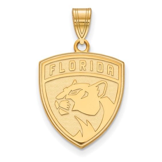 Florida Panthers Large Pendant Gold-plated Silver GP002PTH