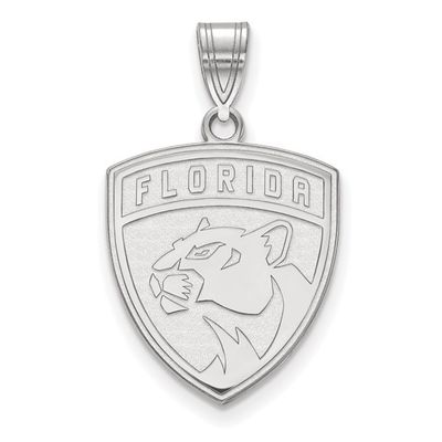 Florida Panthers Large Pendant 14k White Gold 4W002PTH