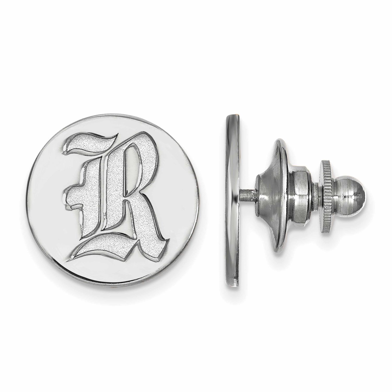 Rice University Lapel Pin Sterling Silver SS011WMR