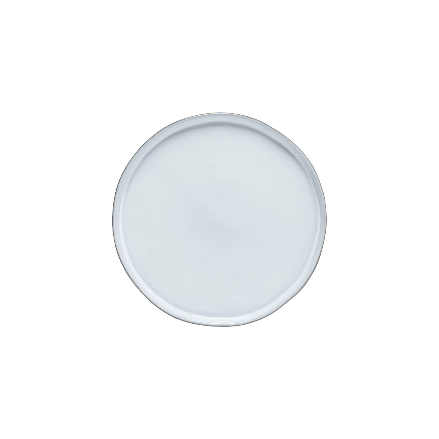 Costa Nova Lagoa Ecogres White Salad Dessert Plate 8 Inch, 1LOP211E-WHI, 5606739960056