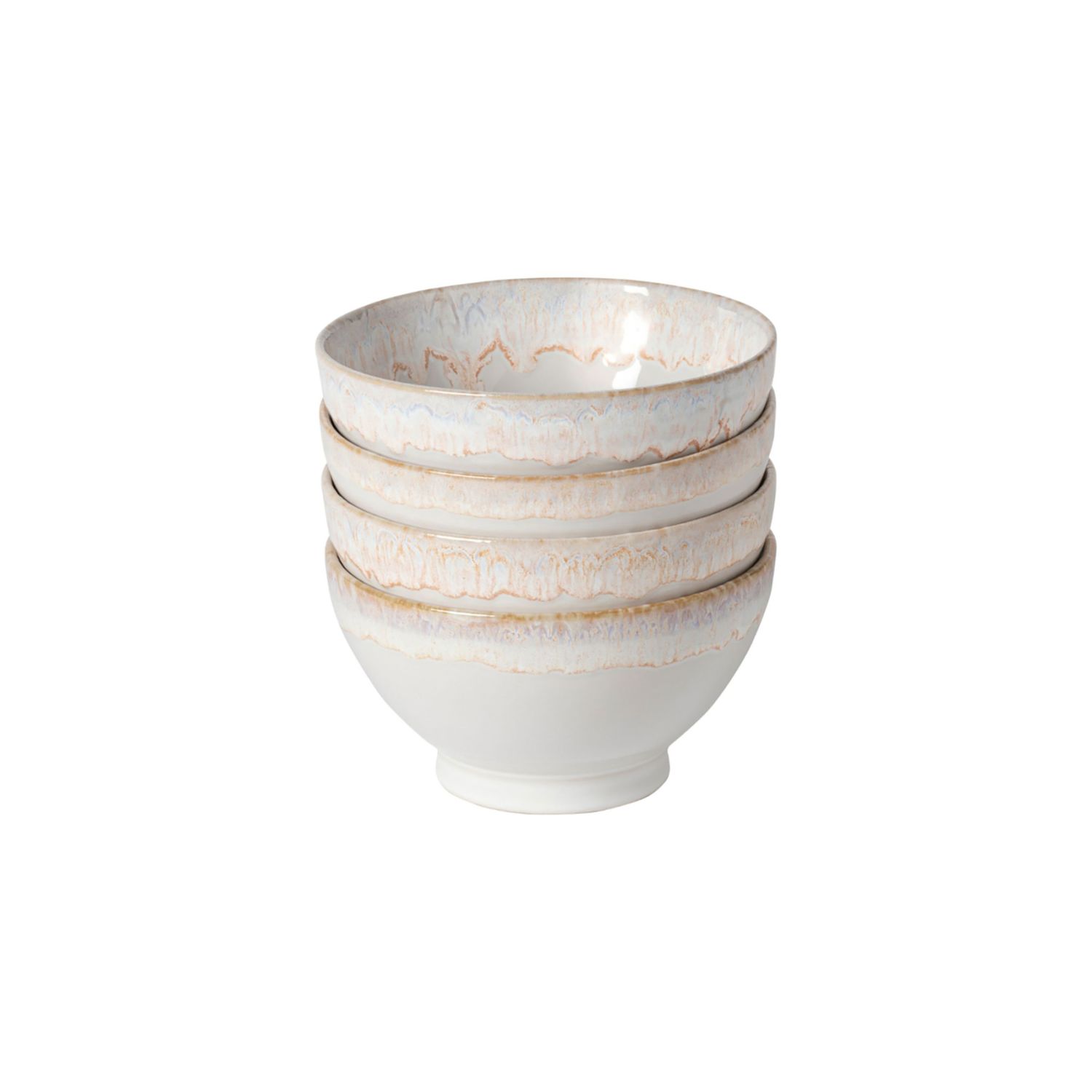Costa Nova Latte Bowls Collection White Set 4 Latte Bowls, DSS09-WHI, 5606739958190