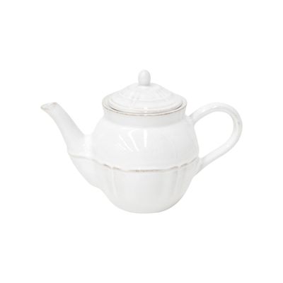 Costa Nova Alentejo White 16 Oz Tea Pot, TX201-WHT, 5606739933319
