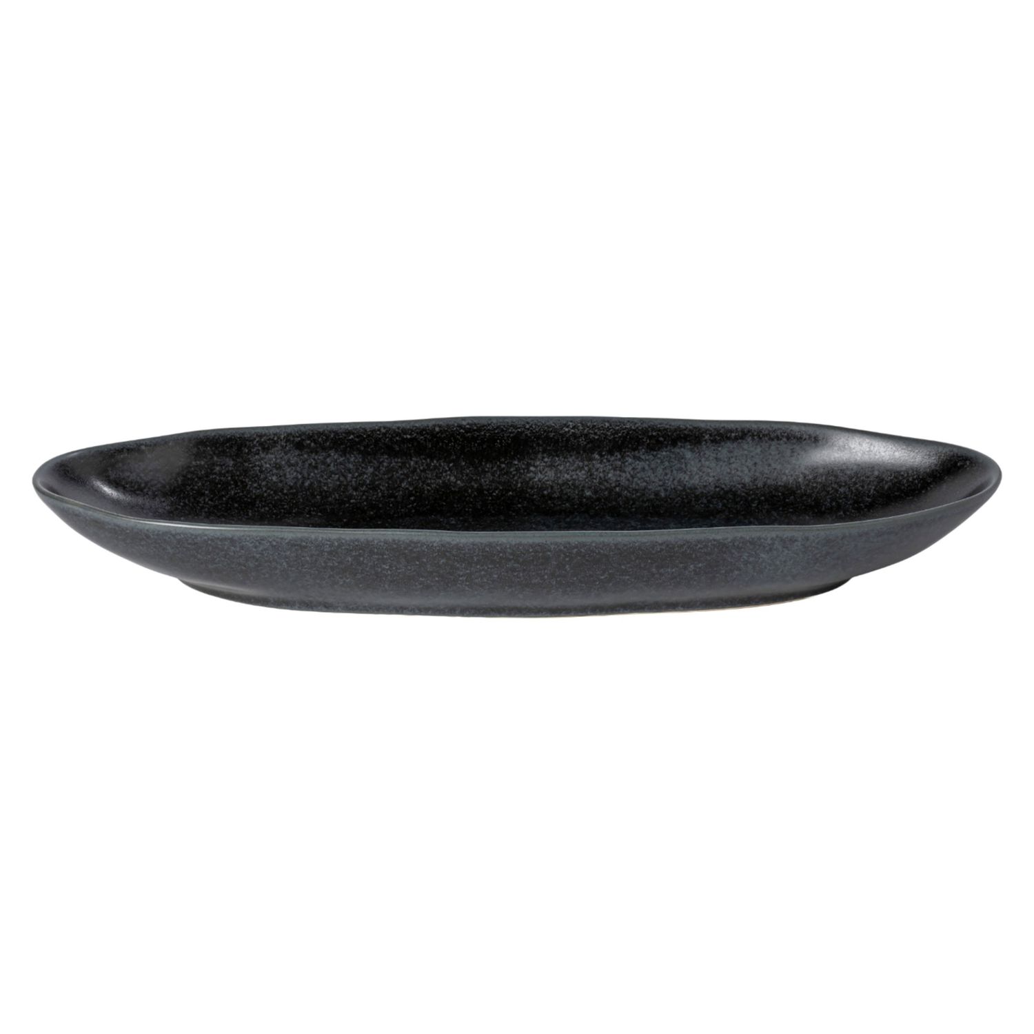 Costa Nova Livia Matte Black Oval Platter 13 Inch, LNA331-BLK, 5606739960827