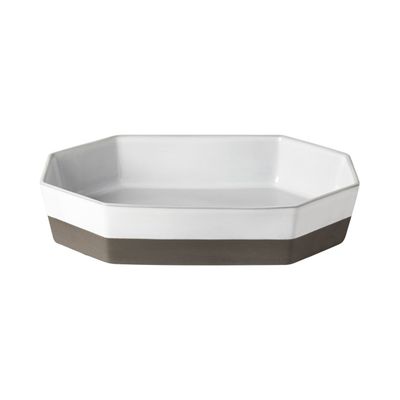 Costa Nova Plano Ecogres White Octagonal Baker, 1POR351e-WHI, 5606739957070
