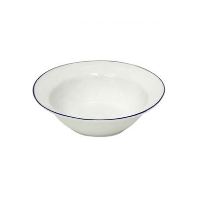 Costa Nova Beja White Blue Salad Bowl, ATS301-BLU, 5606739932923