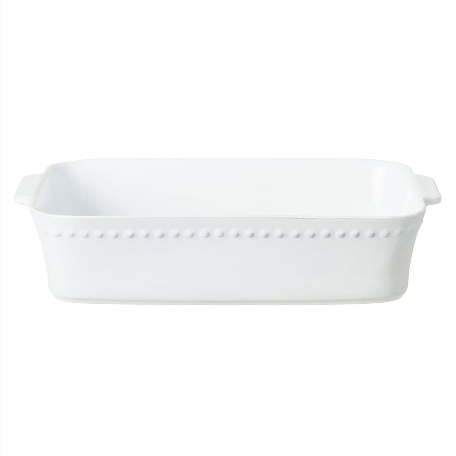 Costa Nova Pearl White Large Rectangular Baker, PER381-WHI, 5606739951016