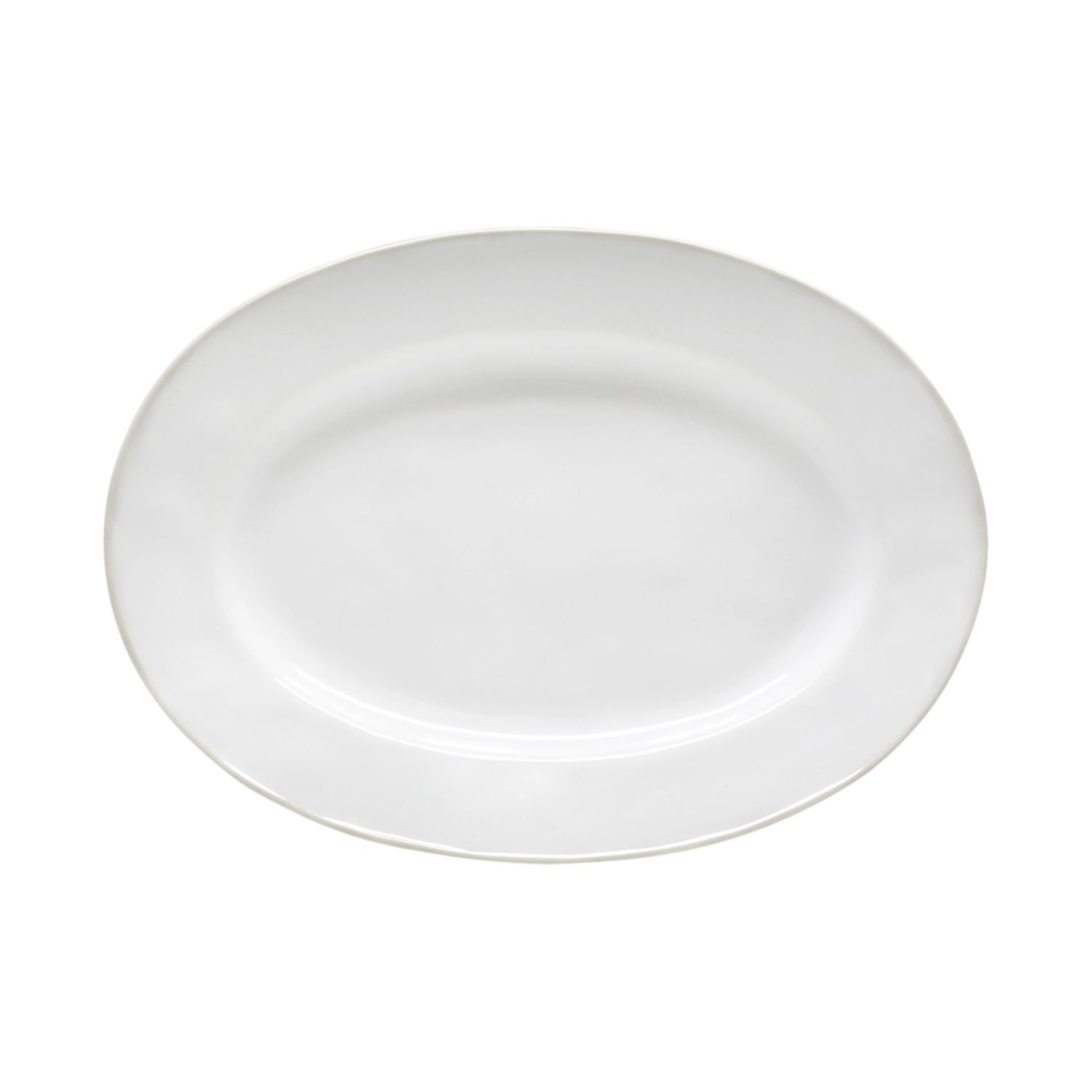 Costa Nova Beja White Cream 11.75 Inch Oval Platter, ATA301-CRM, 5606739918859