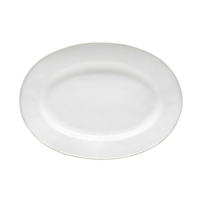 Costa Nova Beja White Cream 11.75 Inch Oval Platter, ATA301-CRM, 5606739918859