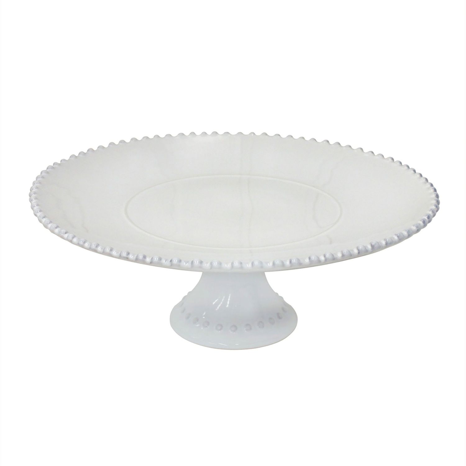 Costa Nova Pearl White 13 Inch Cake Stand, PEP334-WHI, 5606739933234
