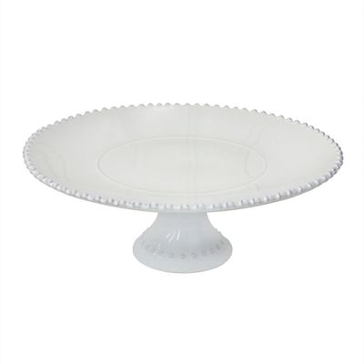 Costa Nova Pearl White 13 Inch Cake Stand, PEP334-WHI, 5606739933234
