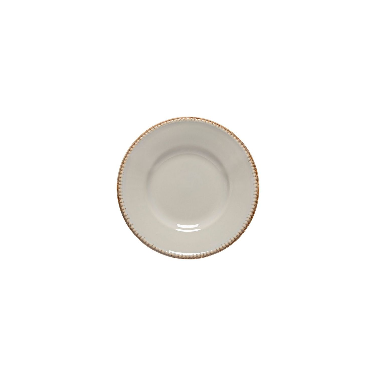 Costa Nova Luzia Ash Grey Round Bread Plate 17, PEP176-ASH, 5606739968243