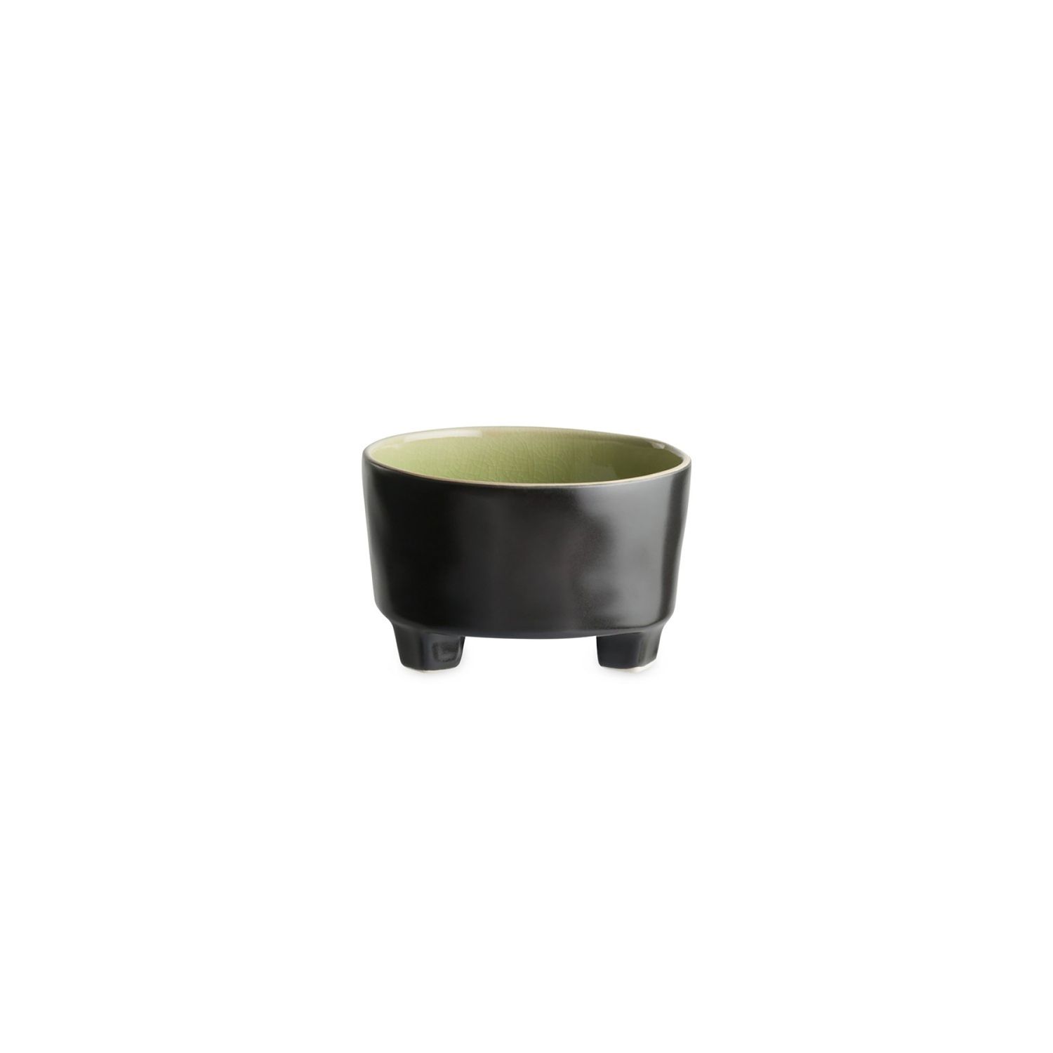 Costa Nova Riviera Vert Frais 5 1 2 Inch Footed Bowl, VES141-VRF, 5606739934866