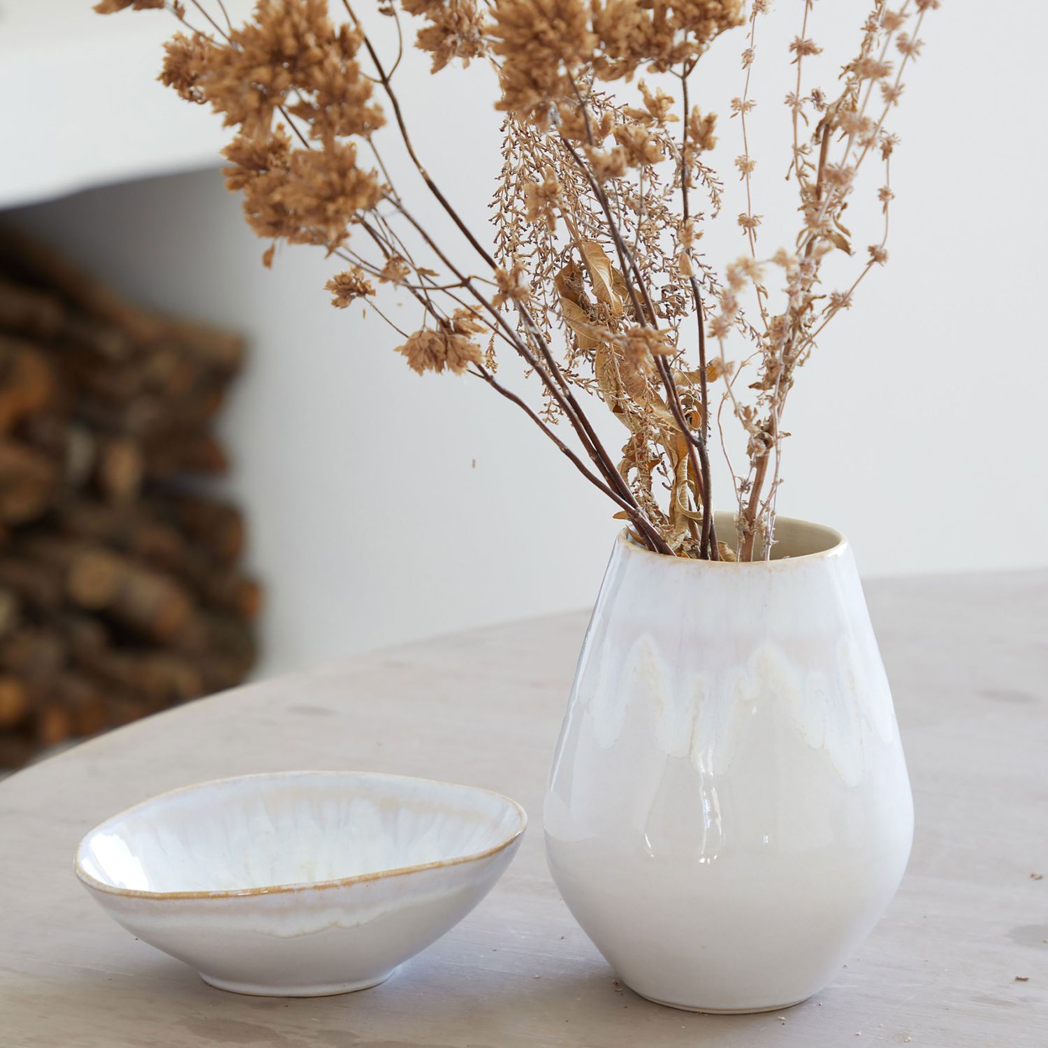 Costa Nova Brisa Sal Medium Oval Vase, VAV201-SAL, 5606739951917