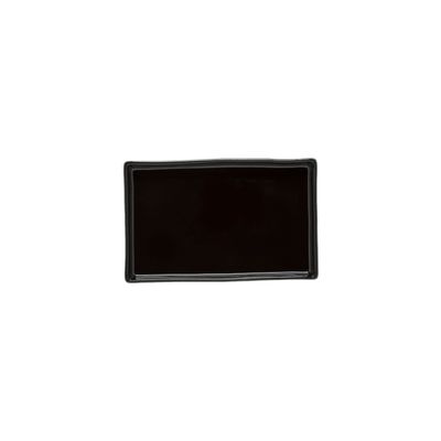 Costa Nova Lagoa Ecogres Black Rectangular Tray 7 Inch, 1LOR191E-BLK, 5606739960551