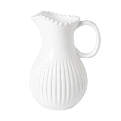 Costa Nova Pearl White Pitcher, PEZ271-WHI, 5606739933272