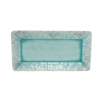 Costa Nova Madeira Blue 13.25 Inch Rectangular Tray, BOR341-BLU, 5606739933135
