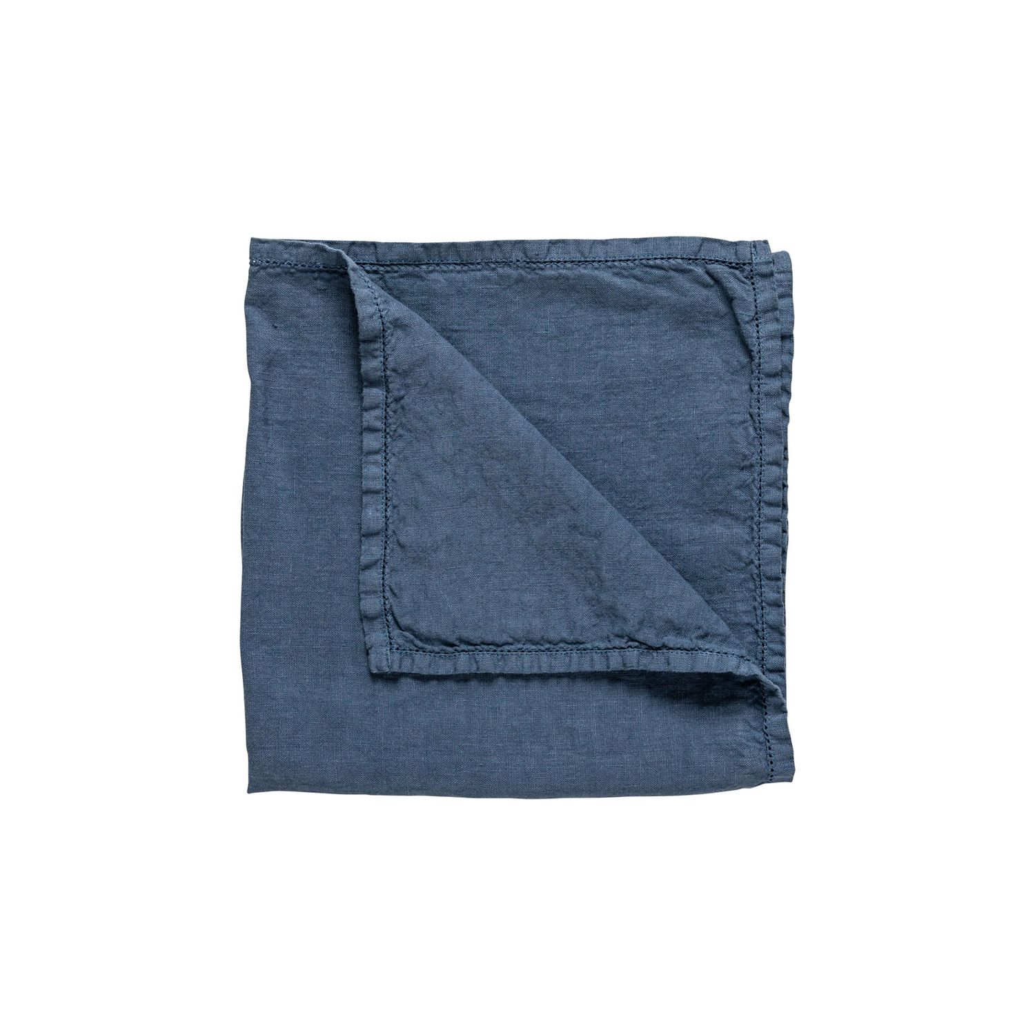 Costa Nova Table Linen Luisa Dark Denim Napkin 100% Linen Ajour, TX0177-DEN, 5606739963422