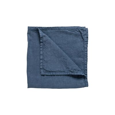 Costa Nova Table Linen Luisa Dark Denim Napkin 100% Linen Ajour, TX0177-DEN, 5606739963422