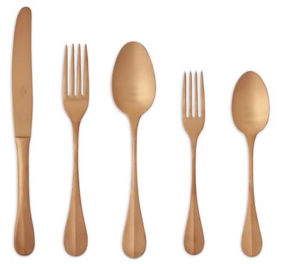 Costa Nova Nau Pvd Copper Dessert Spoon, C20381-COP, 5606739938765