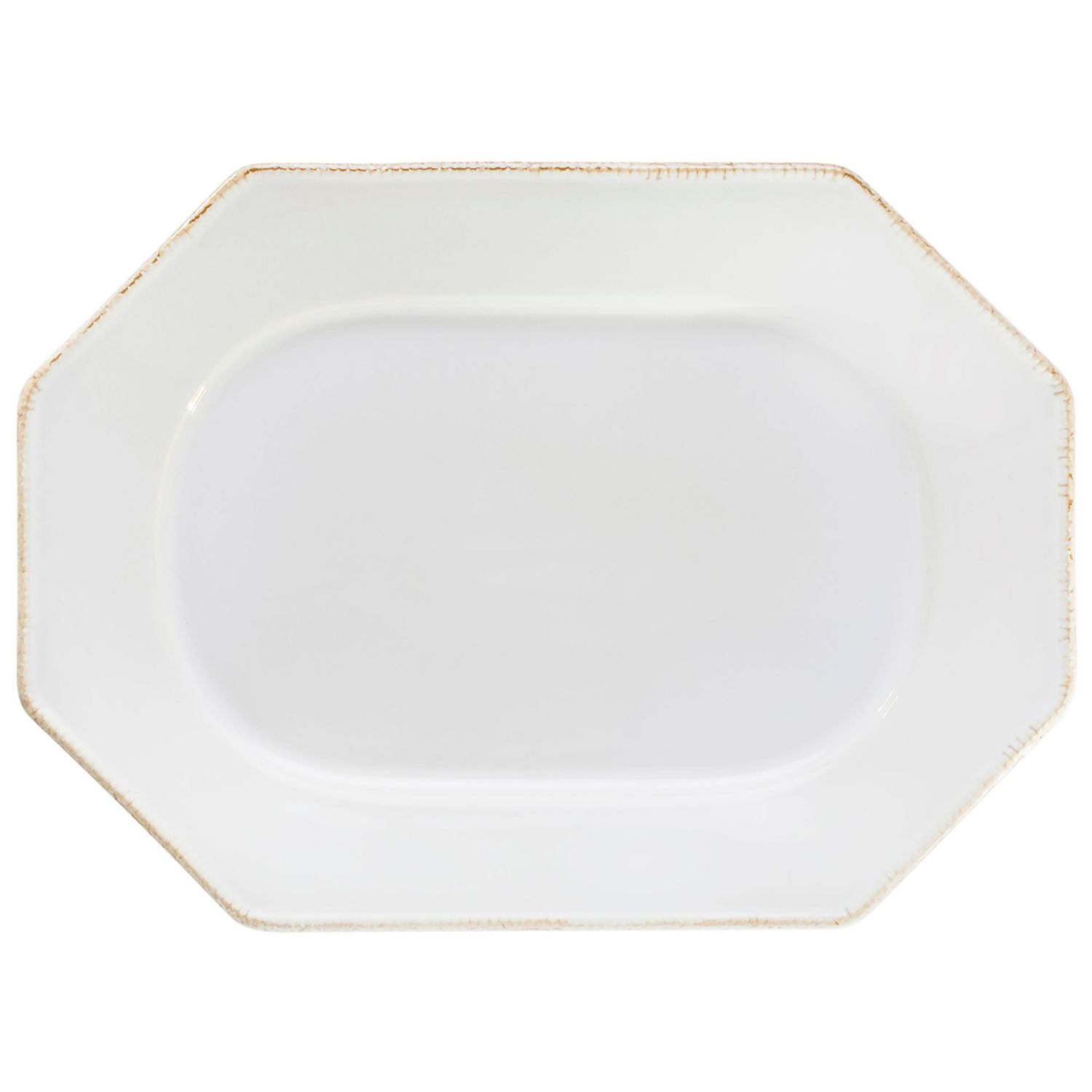 Costa Nova Luzia White Octagonal Platter, PER401-CLW, 5606739951566