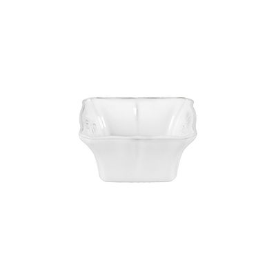 Costa Nova Alentejo White Square Soup Cereal Fruit Bowl, JS131-WHT, 5606739911065