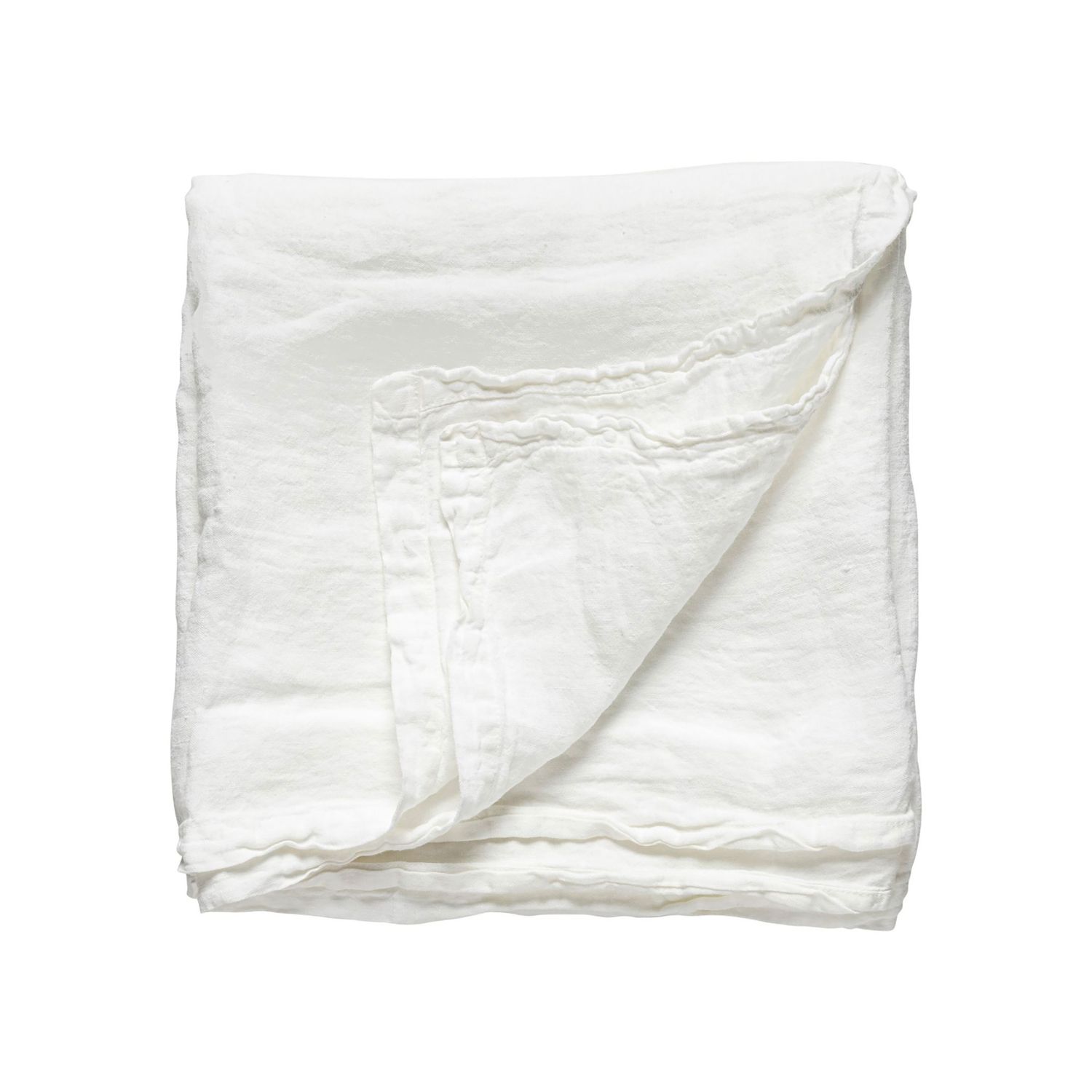 Costa Nova Maria Chalk White Table Cloth 100% Linen, TX0258-WHI, 5606739967710