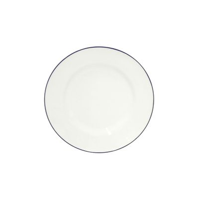 Costa Nova Beja White Blue Salad Dessert Plate, ATP231-BLU, 5606739932886