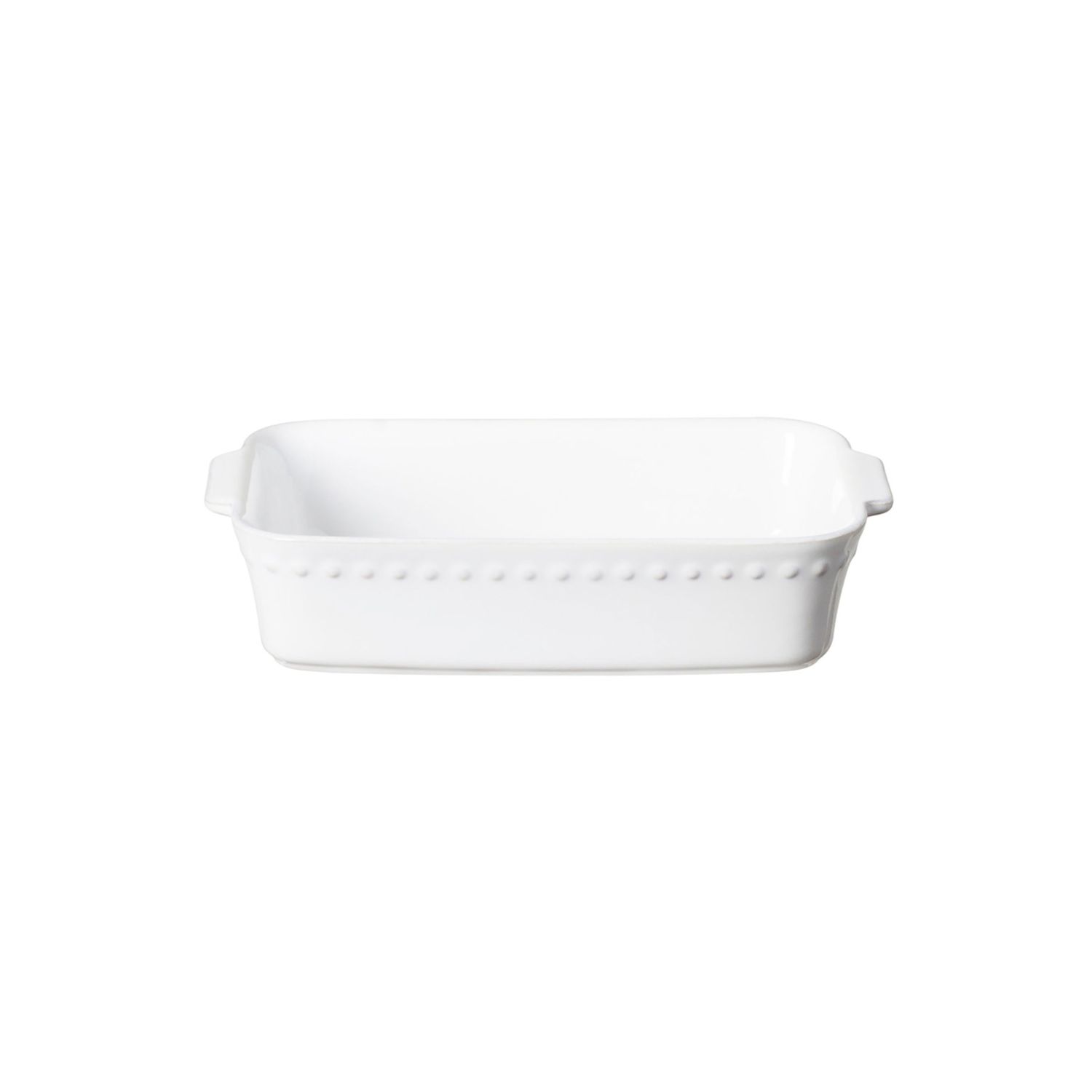 Costa Nova Pearl White Rectangular Baker 11 Inch, PER271-WHI, 5606739956615