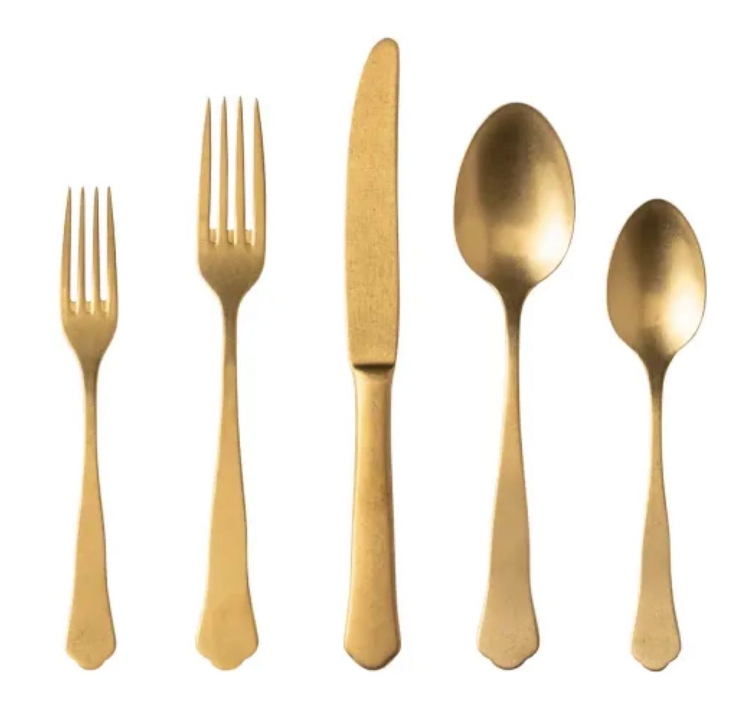 Costa Nova Prado Vintage Gold Table Fork, C20655-VTG, 5606739964528