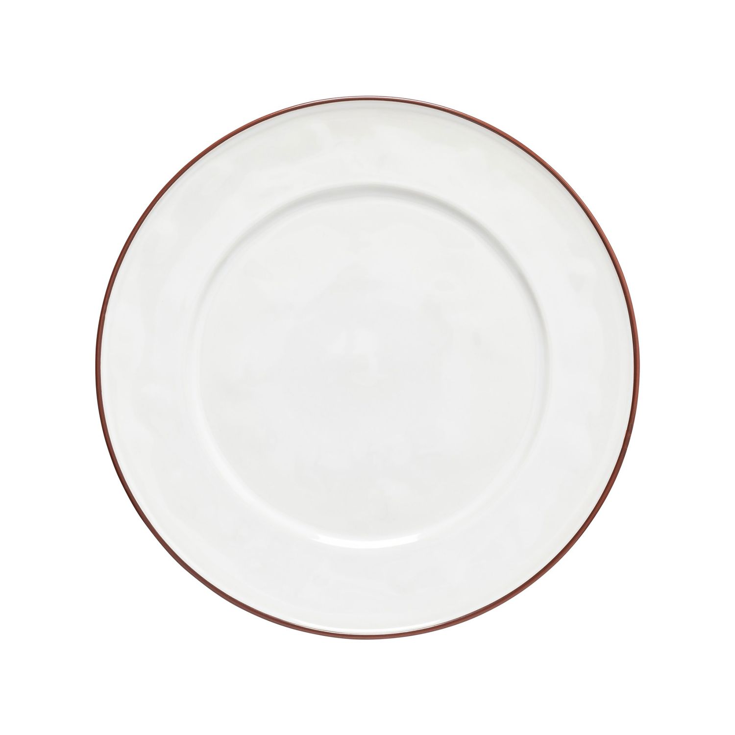 Costa Nova Beja White Red Charger Plate Platter 33, ATP331-RED, 5606739964153