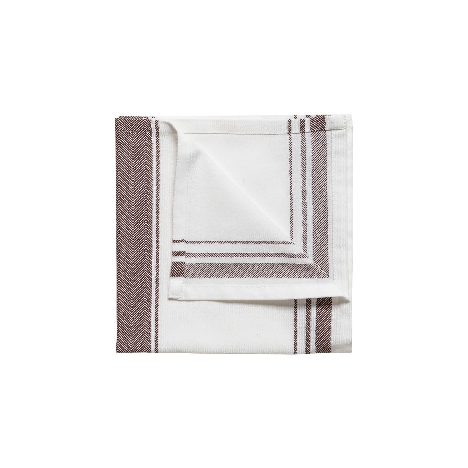 Costa Nova Table Linen Carmo Chocolate Napkin 100% Co, TX0190-CHO, 5606739964597