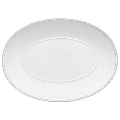 Costa Nova Friso White 15.75 Inch Oval Platter, FIA402-WHI, 5606739913519