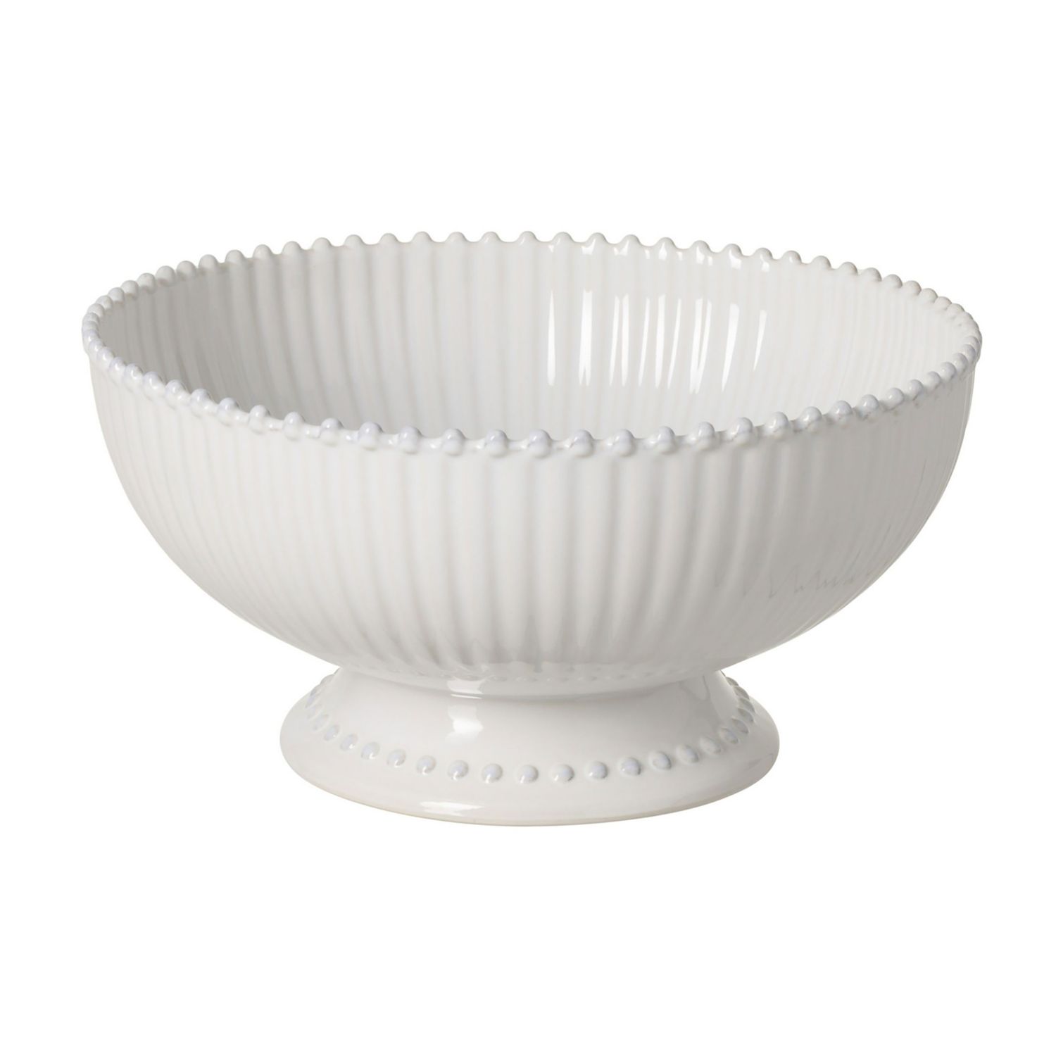 Costa Nova Pearl White Centerpiece Bowl, PED321-WHI, 5606739952235