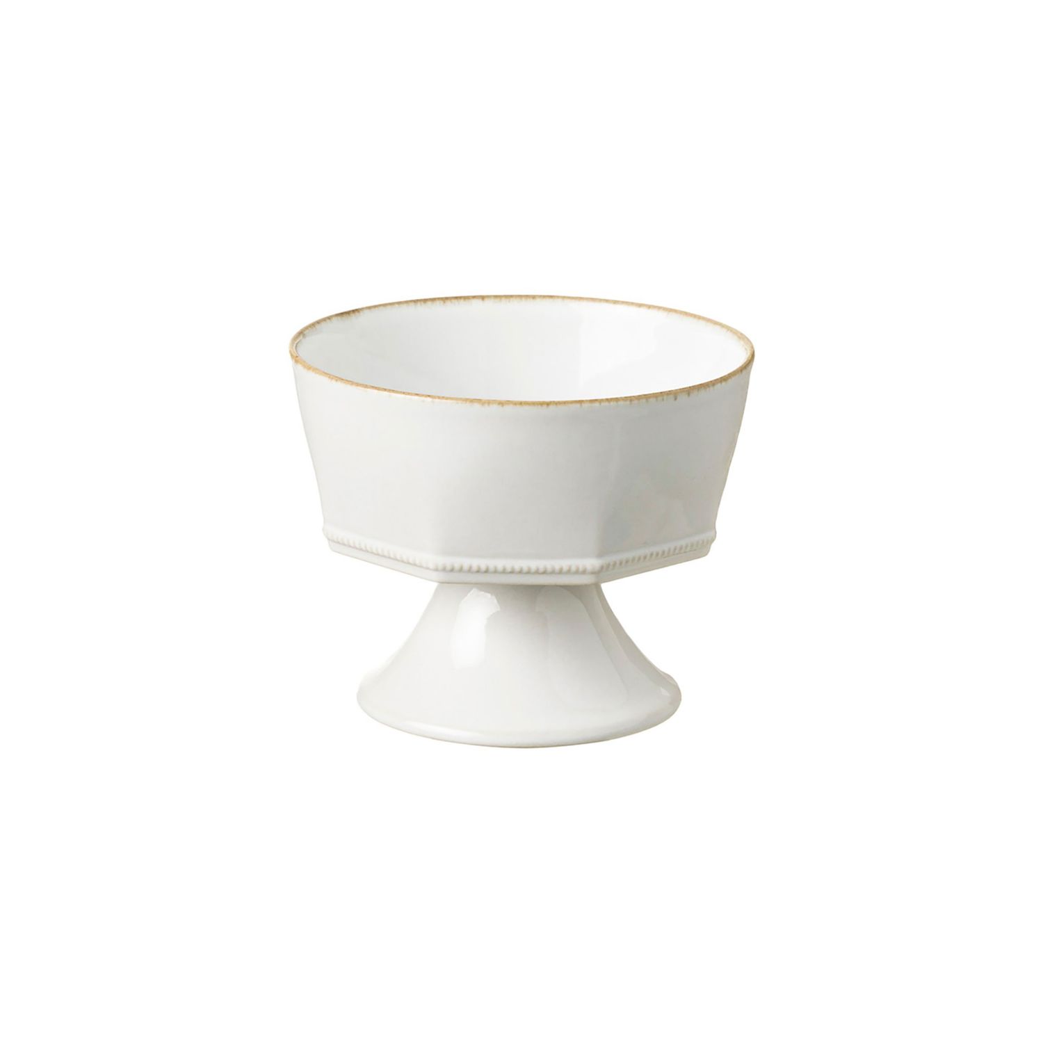 Costa Nova Luzia White Footed Bowl, PES162-CLW, 5606739951542