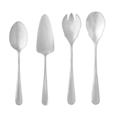 Costa Nova Lumi Polished 4-Piece Hostess Serving Set1, C20435-POL, 5606739953065