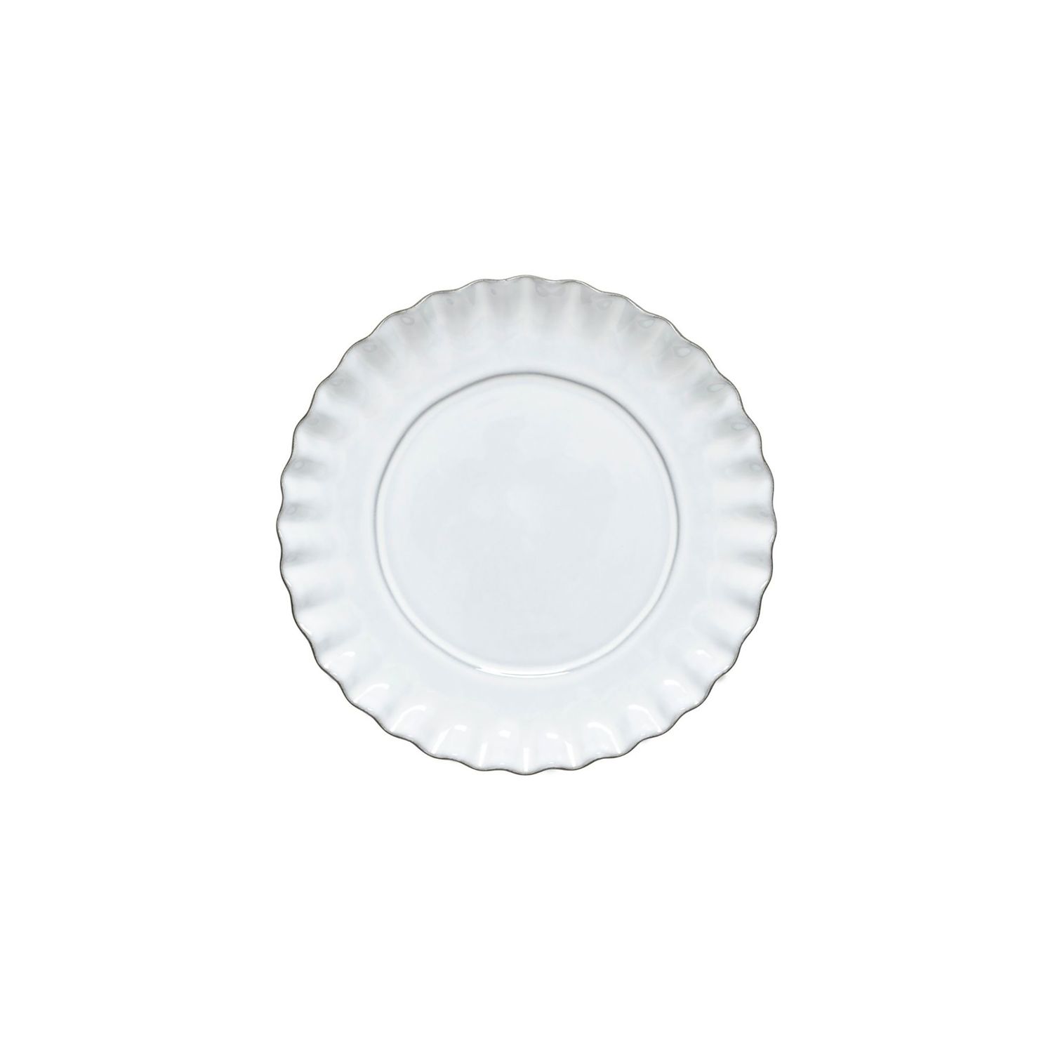 Costa Nova Festa Ecogres White Salad Dessert Plate 21, 1DIP211E-WHI, 5606739967932