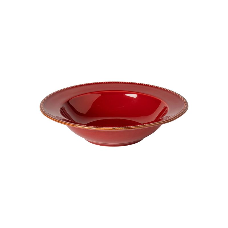 Costa Nova Luzia Crimson Soup Pasta Plate 23, PEP235-CRN, 5606739968298