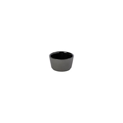 Costa Nova Lagoa Ecogres Black Ramekinch Butter Dish 3 Inch, 1LON071-BLK, 5606739960568