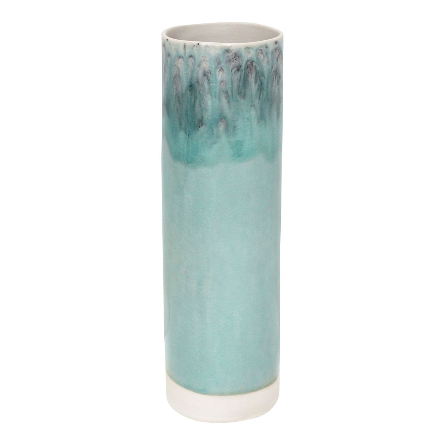 Costa Nova Madeira Blue Cylinder Vase, NAV301-BLU, 5606739935924