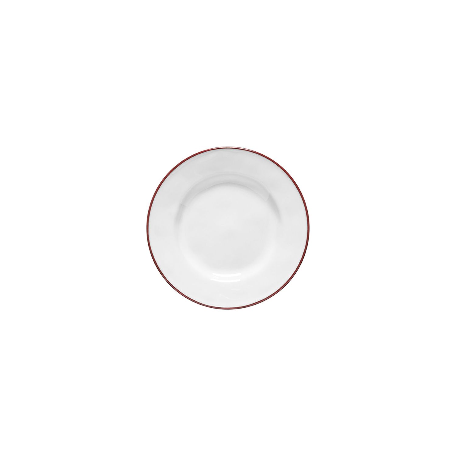 Costa Nova Beja White Red Bread Plate, ATP151-RED, 5606739956233